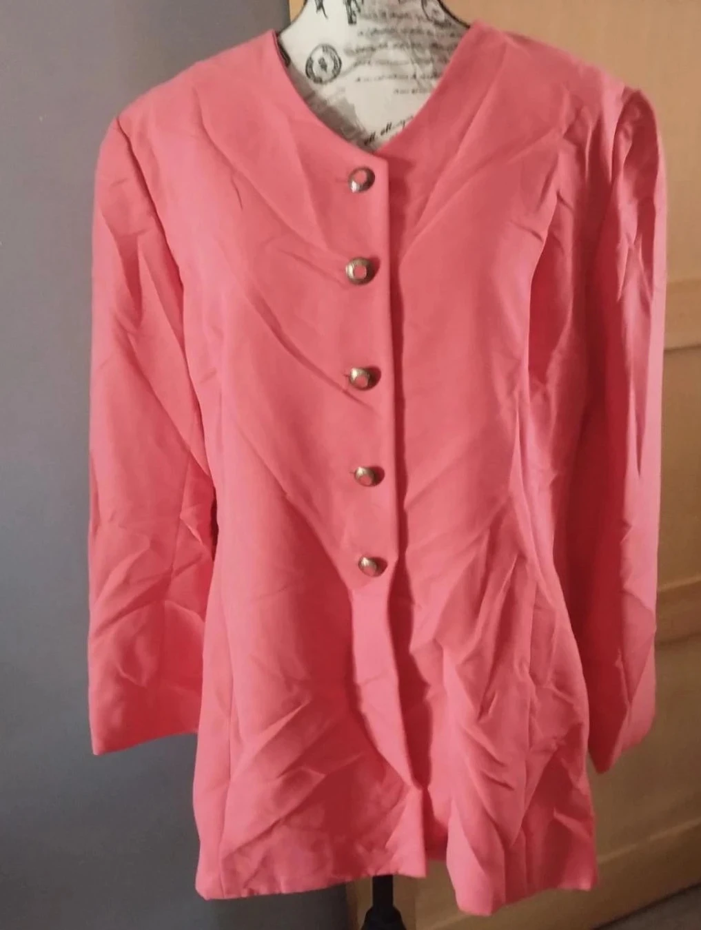 Veste rose doublée, Vincent Bastien T44